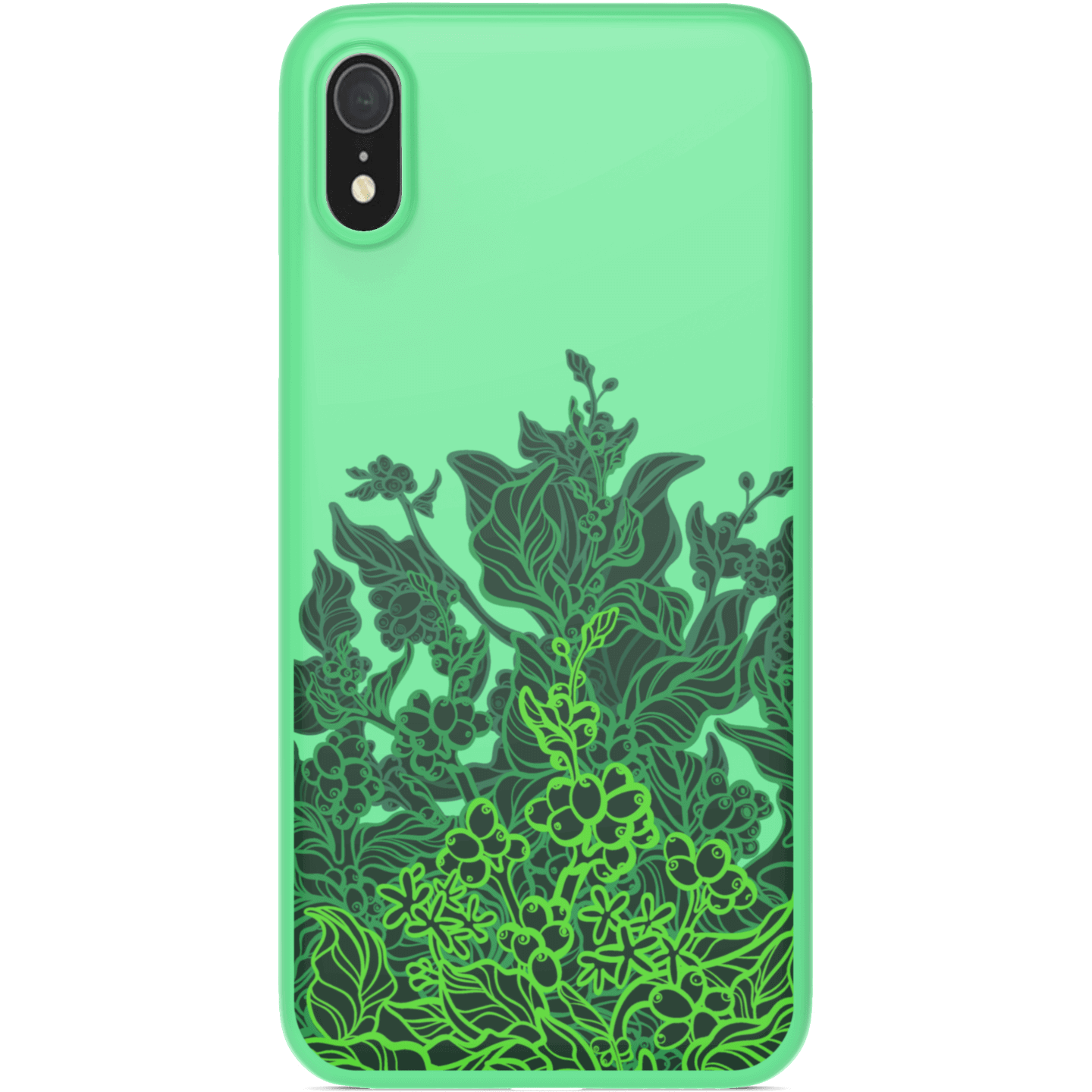 Green Floral iPhone XR - BIO Case