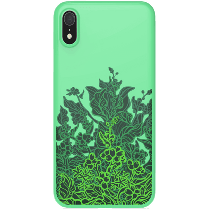 Green Floral iPhone XR - BIO Case